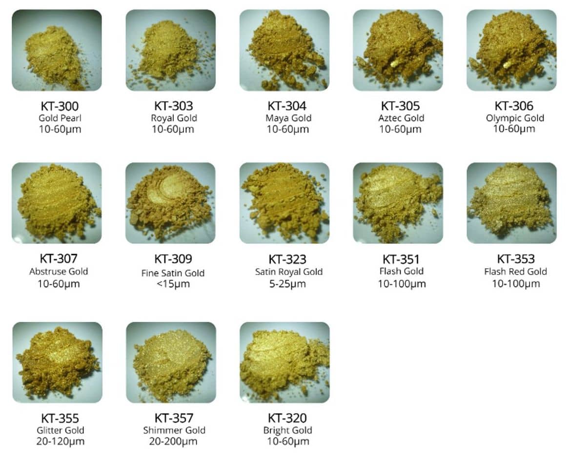 Golden Pearl Pigment - Natural Mica Series Golden Pearl Pigment - Natural Mica Series