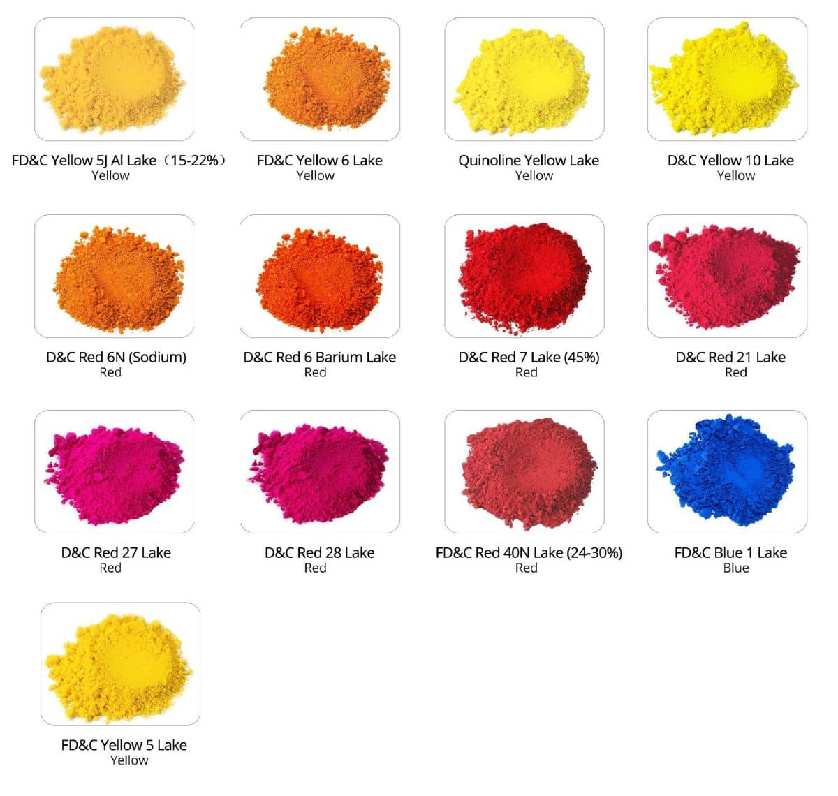 D&C Lake Pigments