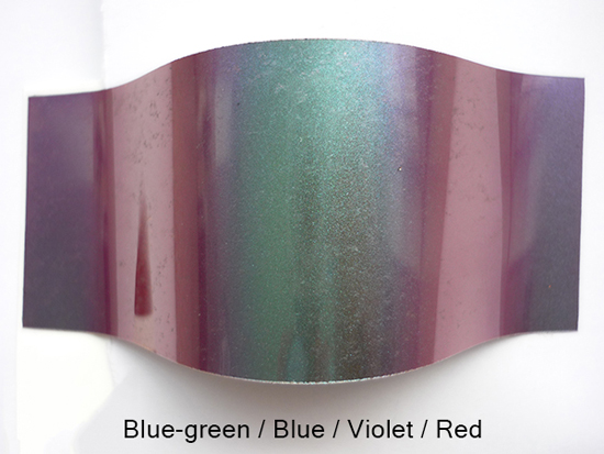 Blue-Green to Red Color Shift Pigment, 5–25μm – KT-95102 - Kolortek