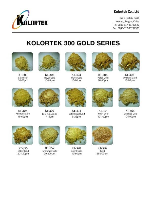 kolortek 300 Gold Series