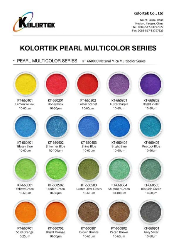 Kolortek Pearl Multicolor Series