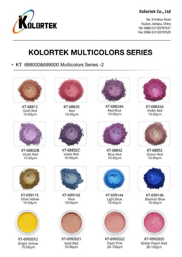 Kolortek Pearls Multicolors Series (D&C free)