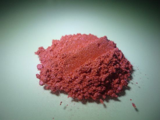 True Red Pearlescent Pigment, Natural Mica Based – KT-6025 - Kolortek