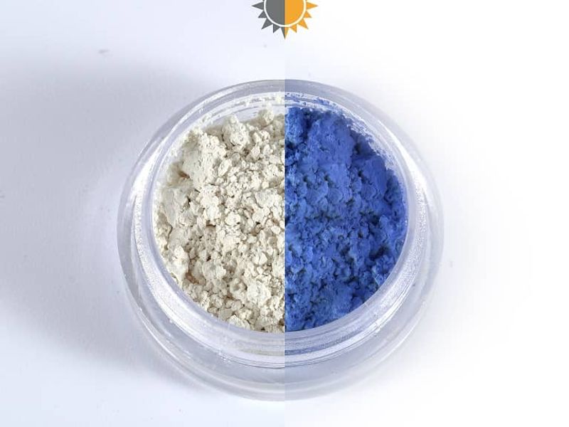 Blue Photochromic Powder, Sunlight Reactive, 1–10μm – KT-PMC-14-BA - Kolortek