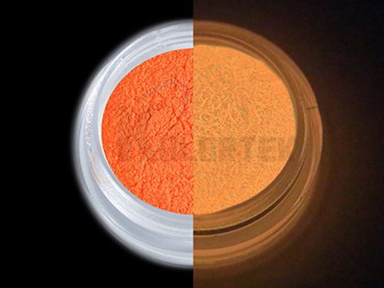 Orange Red Glow in the Dark Pigment, Water-Based, 30–50μm – KT-GOR-03 - Kolortek
