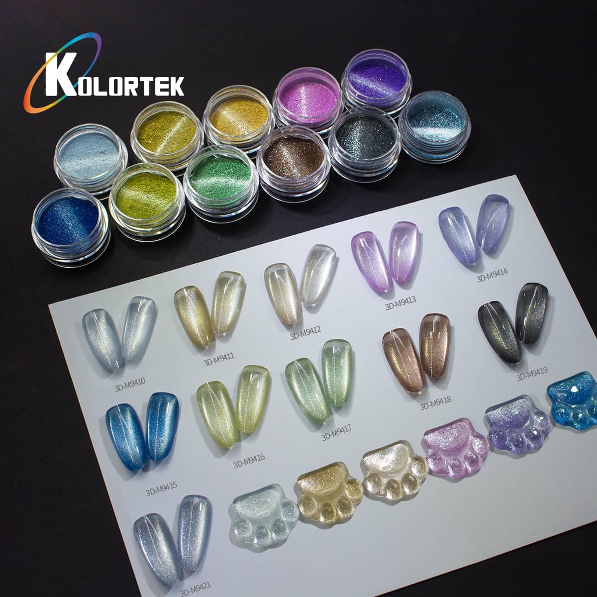 3D Cat Eye Flash Powder