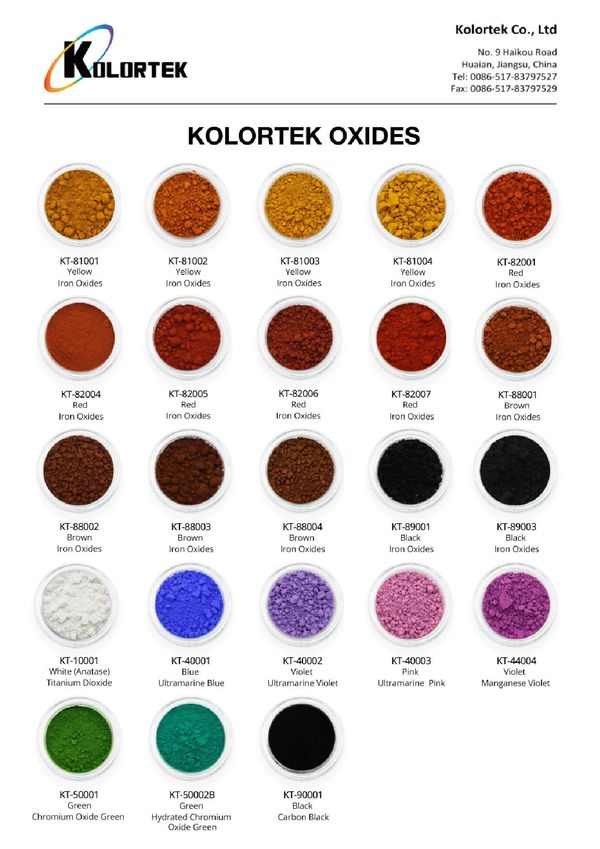 Kolortek Oxides