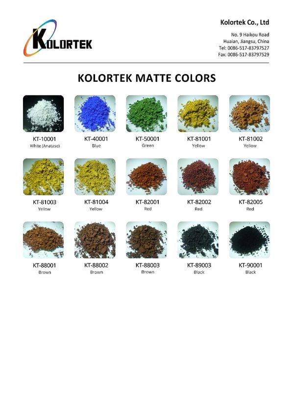 Matte Colors