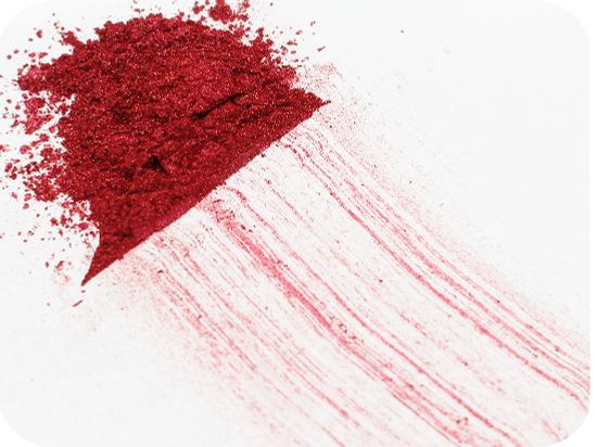 red flake effect pigment