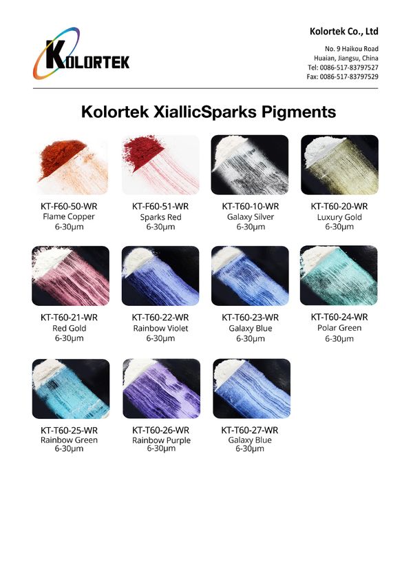 XiallicSparks Pigments