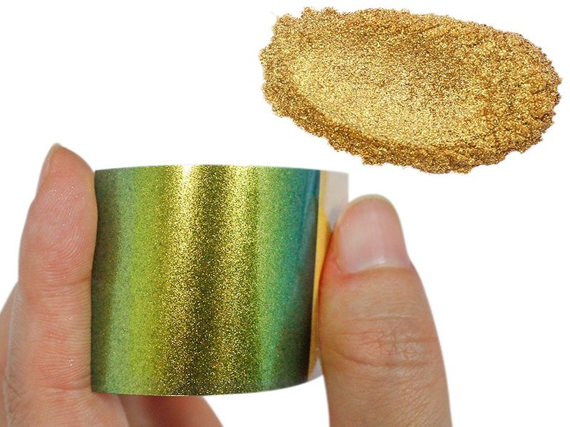 Golden/Green Chameleon Pigment
