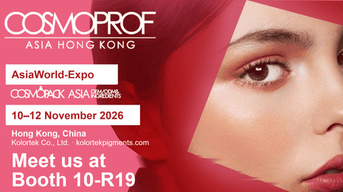 Kolortek at Cosmoprof Asia Hong Kong 2026: Booth 10-R19